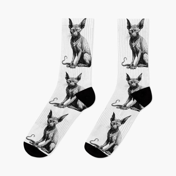 Item preview, Mythological Sphynx Cat Anatomical Art Print designed and sold by LanaGustavsson.