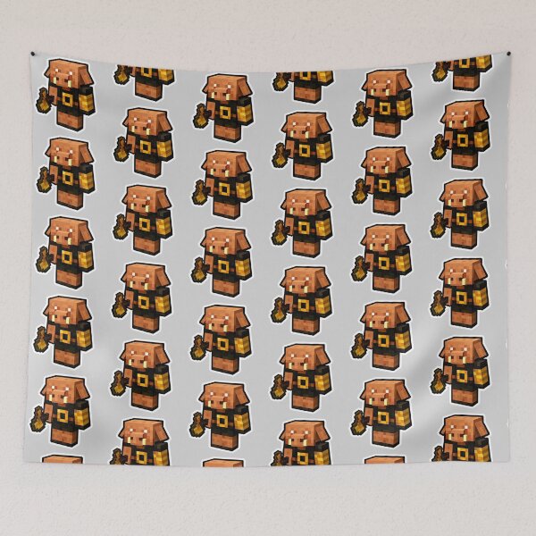 Item preview, Hostile Piglin Brute - Pixelated Art designed and sold by nukhongwom.