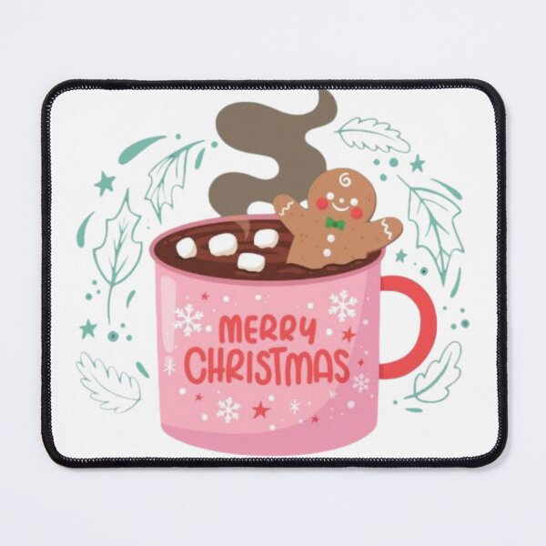 Item preview, Aesthetic Christmas l Gingerbread Man Cookies and Hot Chocolate l Hot Coco l Nostalgic Christmas l Classic Christmas l Pink Christmas l Merry Christmas l Gingerbread Girl l Hot Chocolate l Winter designed and sold by TeenLake.