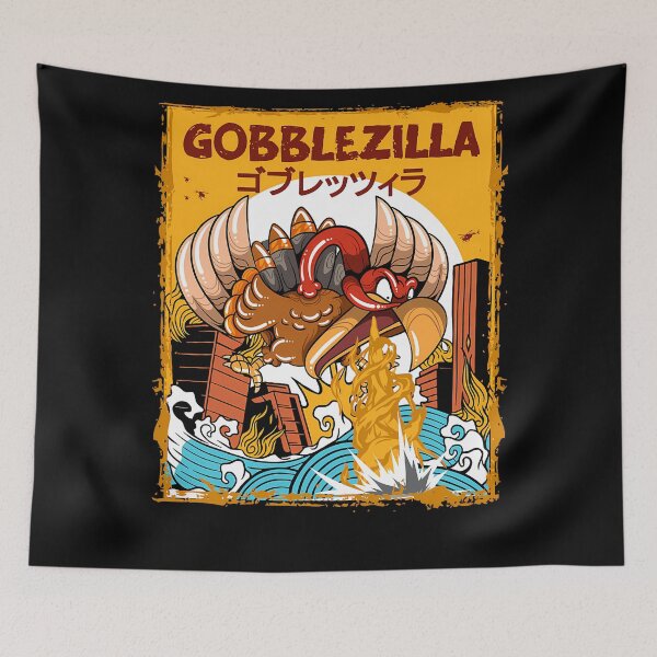 Item preview, Style Happy Gobblezilla Retro Thanksgiving Quote Humor Funny designed and sold by nguyenconguan80.