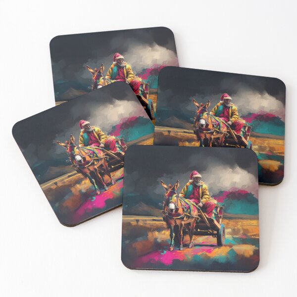 Item preview, Karoo Santa – African Christmas Donkey Ride designed and sold by KoosGagiano.