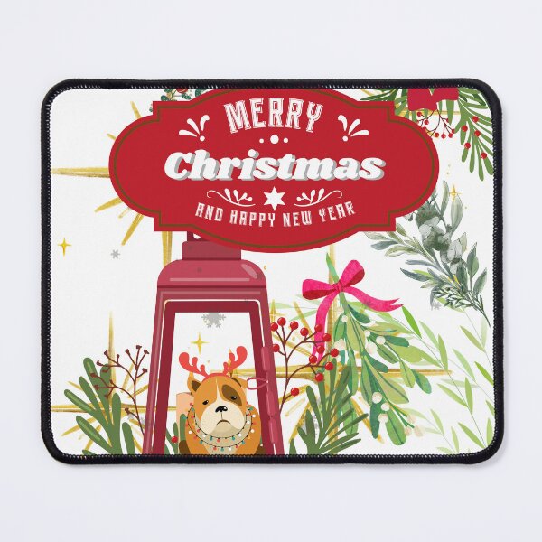 Item preview, Merry Christmas Dog Lantern - Cute Holiday Puppy New Year Gift designed and sold by Extremeallie.