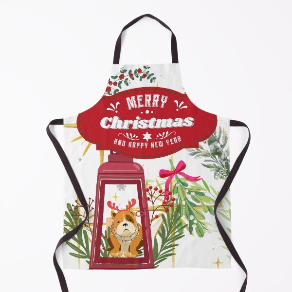 Item preview, Merry Christmas Dog Lantern - Cute Holiday Puppy New Year Gift designed and sold by Extremeallie.