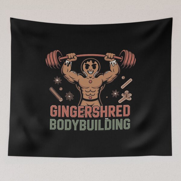 Item preview, Funny Gingershred Bodybuilding Gym Christmas designed and sold by MIMSCorneR.