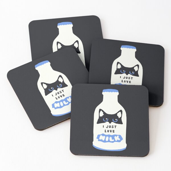 Item preview, Сat and milk designed and sold by ANVivid.