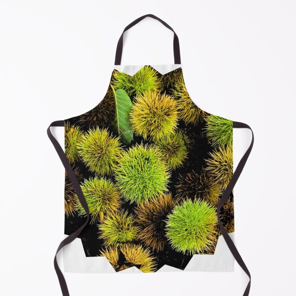 Item preview, Autumn Spiky Chestnut Burrs – Rustic Fall Nature Texture designed and sold by Dryft7.