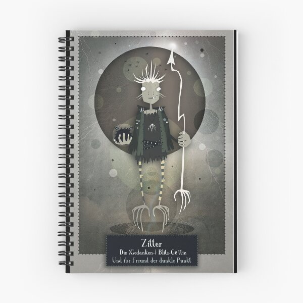 Item preview, Zitter, the thought-flash goddess and her friend the dark spot designed and sold by benSwerk.