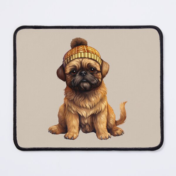 Item preview, Brussels Griffon in Golden Knit Beanie designed and sold by QuietBloom80.