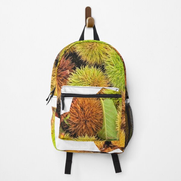 Item preview, Autumn Spiky Chestnut Burrs – Rustic Fall Nature Texture designed and sold by Dryft7.