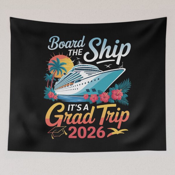 Item preview, Board The Ship It'S Graduation Trip 2026 Senior designed and sold by TorjeARTStore.