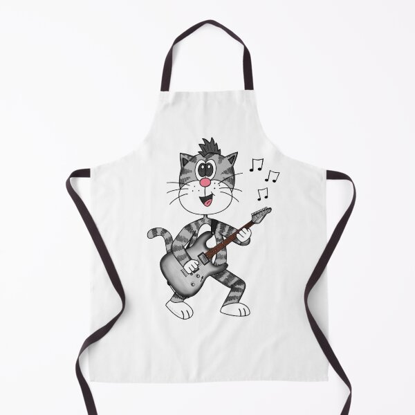 Item preview, Cat Playing Electric Guitar, Guitarist Musician Music Teacher designed and sold by doodlerob.