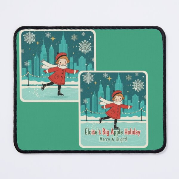 Item preview, New York Skating Eloise | Merry & Bright NYC Christmas designed and sold by FutureService.