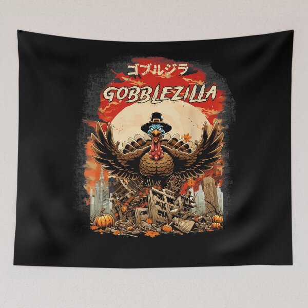 Item preview, Quote Retro Style Funny Humor Gobblezilla Thanksgiving Happy designed and sold by nguyenconguan80.