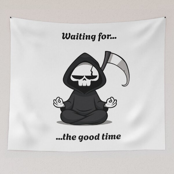 Item preview, Have a Nice Waiting (black text) designed and sold by ProjetF.