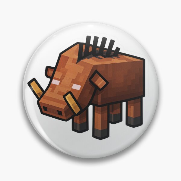 Item preview, Hostile Hoglin - Pixelated Art designed and sold by nukhongwom.
