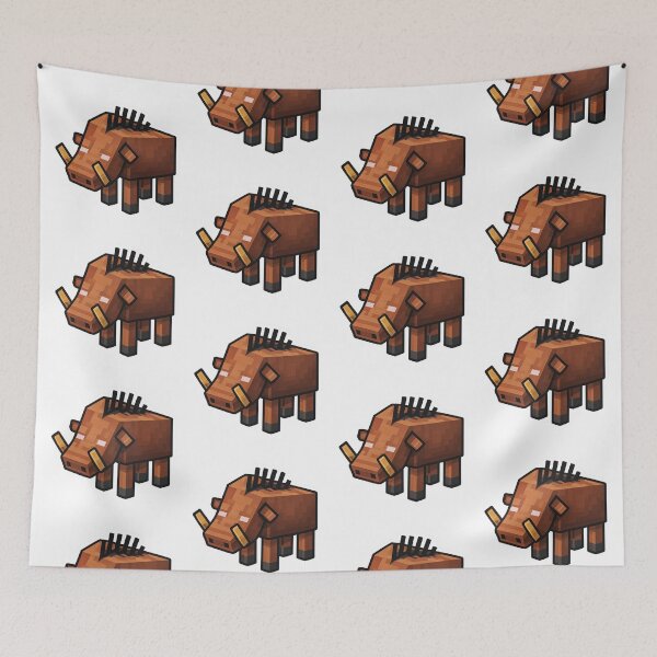 Item preview, Hostile Hoglin - Pixelated Art designed and sold by nukhongwom.