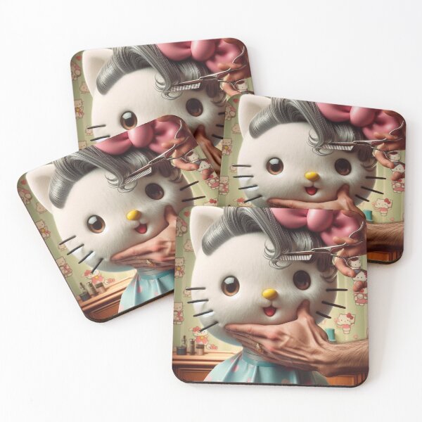Item preview, "Purrrm Rollz & Bowtox: Lil Miss Meowlywood Gettin’ Her Curlz Did ??" designed and sold by Print Fiction.