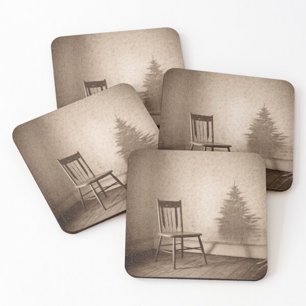 Item preview, Empty Chair & Tree Shadow – Eerie Holiday Scene designed and sold by SpecInkStudio.