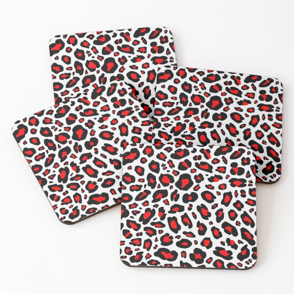 Item preview, Bold Leopard Print with Red Accents designed and sold by quickkdesign.