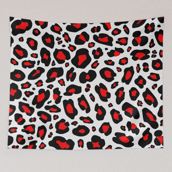 Item preview, Bold Leopard Print with Red Accents designed and sold by quickkdesign.