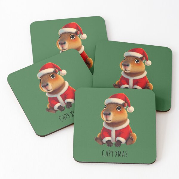 Item preview, CAPY XMAS, Cute Capybara Christmas designed and sold by SolaoLab.