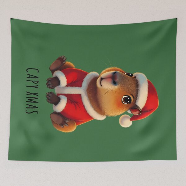 Item preview, CAPY XMAS, Cute Capybara Christmas designed and sold by SolaoLab.