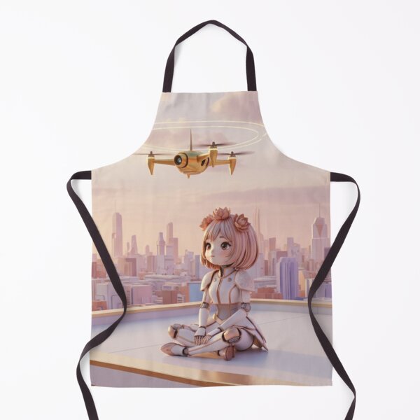 Item preview, Drone Companion Pixie - Sunset Rooftop designed and sold by henamy.