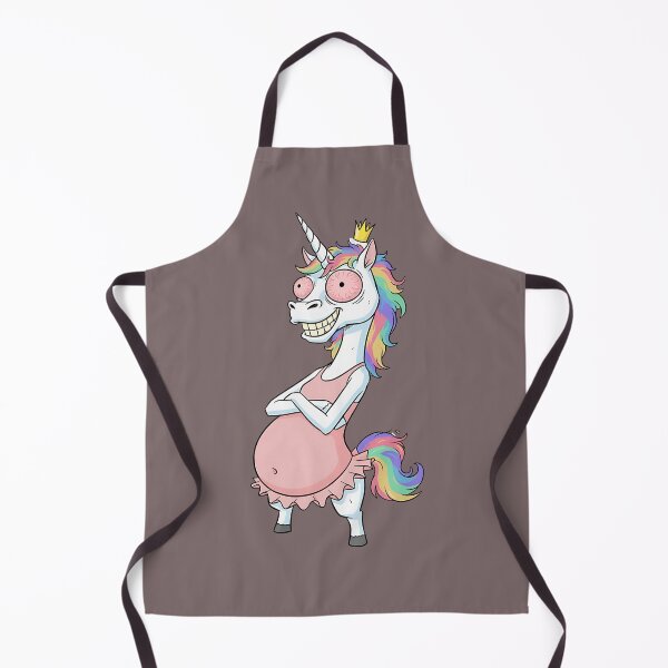 Item preview, Chaos Unicorn in Tutu - Funny Sleep Deprived Rainbow Art designed and sold by AwesomeBeyondLimits.