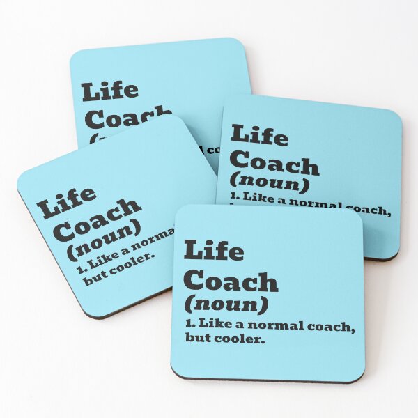 Item preview, Life Coach Like Normal But Cooler designed and sold by WakeNBake-Tees.