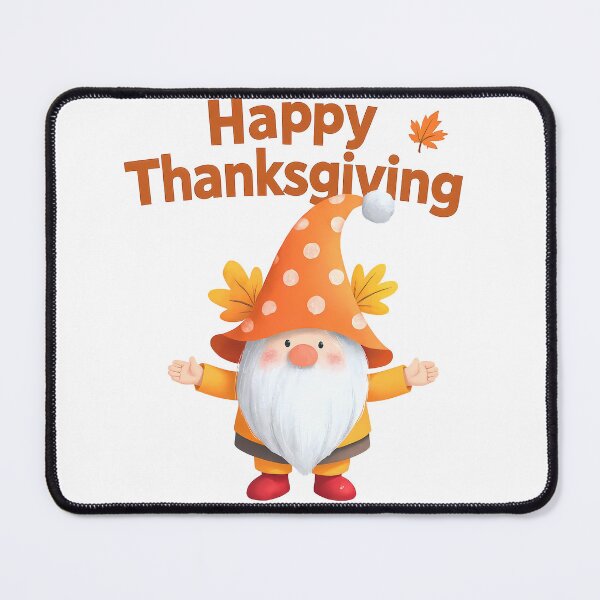 Item preview, Cute Thanksgiving Gnome Illustration – Autumn Holiday Artwork designed and sold by DesignArtist.ia.