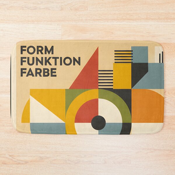 Item preview, BAUHAUS ART COLORED POSTER designed and sold by infinitearte.