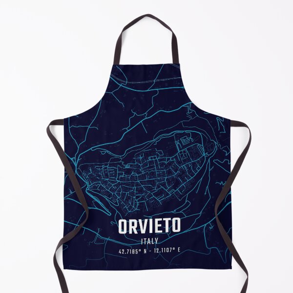 Item preview, Orvieto Midnight City Map designed and sold by HomeLivingCo.