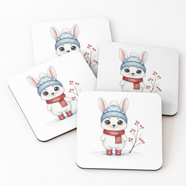 Item preview, Cozy Starry Snow Bunny designed and sold by Steele-Art.