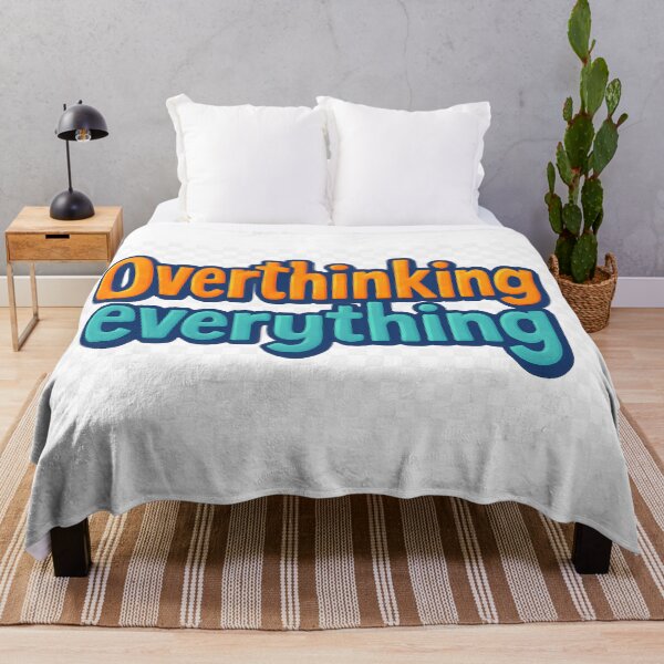 Item preview, Funny Quote “Overthinking Everything” designed and sold by SassyArtistry.
