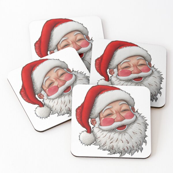 Item preview,  Yarn Embroidery Santa Face Funny Christmas Faux Yarn designed and sold by Thread&Fable.