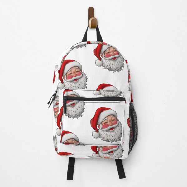 Item preview, Yarn Embroidery Santa Face Funny Christmas Faux Yarn designed and sold by Thread&Fable.
