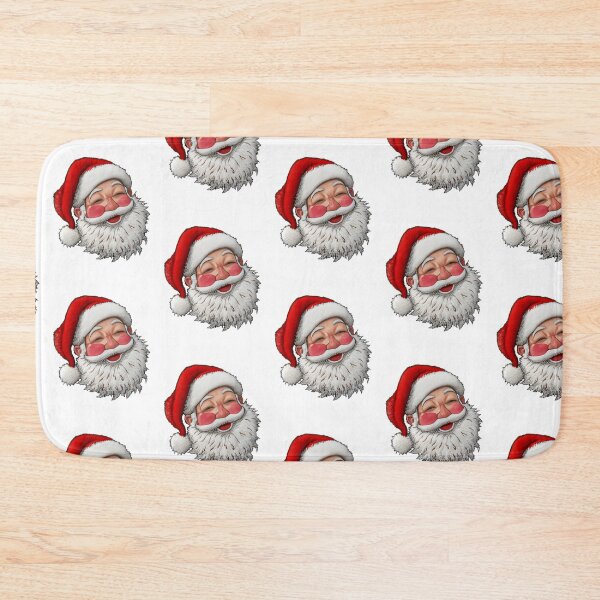 Item preview,  Yarn Embroidery Santa Face Funny Christmas Faux Yarn designed and sold by Thread&Fable.