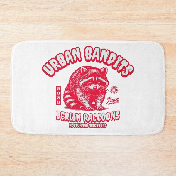 Item preview, Berlin Raccoon – Urban Bandit and Night Owl designed and sold by Mafiadonar.