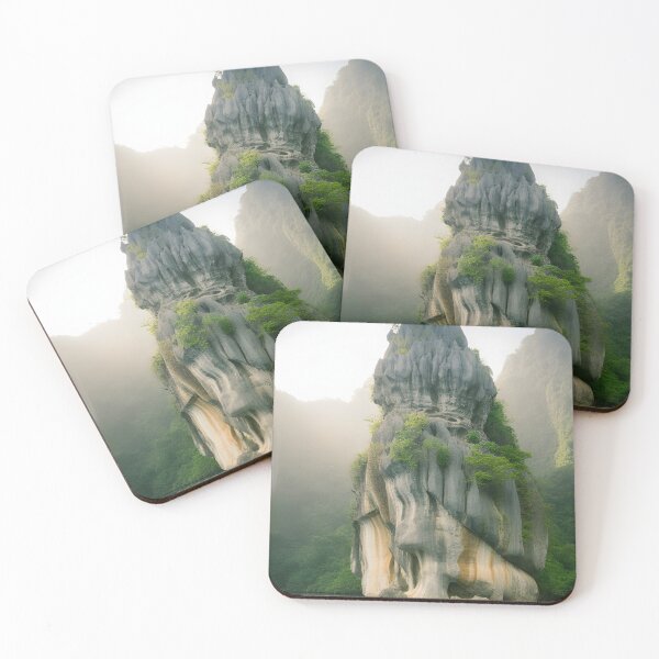 Item preview, Majestic Limestone Karst Island in Serene Waters designed and sold by Haji-S.