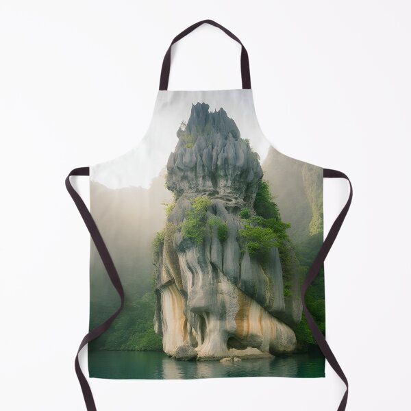 Item preview, Majestic Limestone Karst Island in Serene Waters designed and sold by Haji-S.