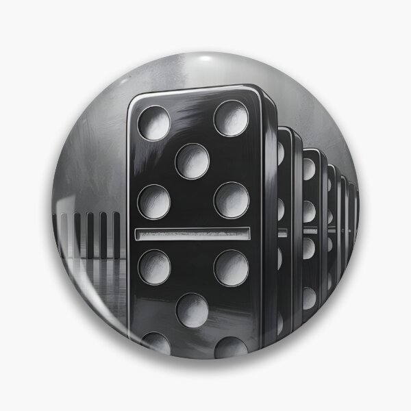Item preview, Falling Domino Effect – Black & Gold Abstract Art” designed and sold by Haji-S.
