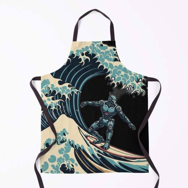 Item preview, "Cyber Surfer vs the Cosmic Wave" designed and sold by Dogandesighn.