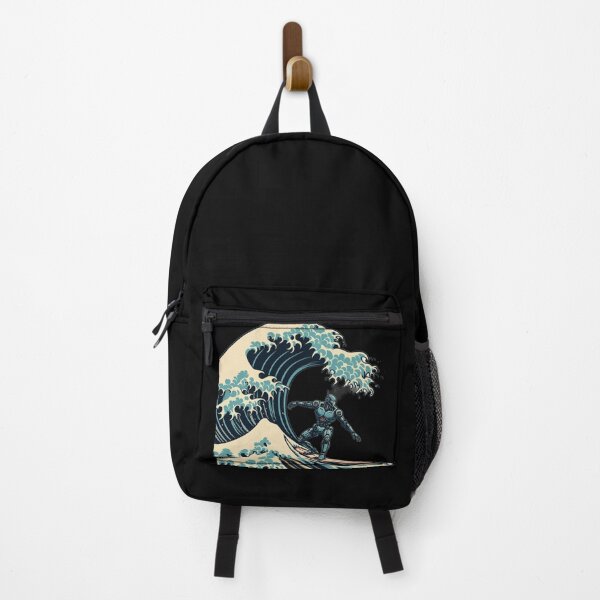 Item preview, "Cyber Surfer vs the Cosmic Wave" designed and sold by Dogandesighn.