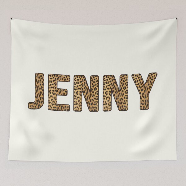 Item preview, Jenny Name Leopard Print designed and sold by Jeallan Designs.