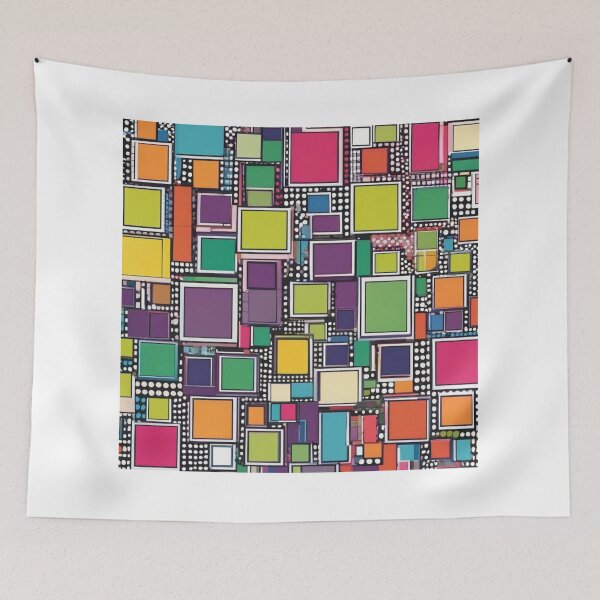 Item preview, BOXES AND DOTS DESIGN designed and sold by Fabrifrank.