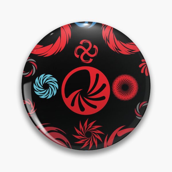 Artikelvorschau, Abstract Red & Blue Swirl Pattern | Modern Geometric Circles entworfen und verkauft von VAGABOND12.