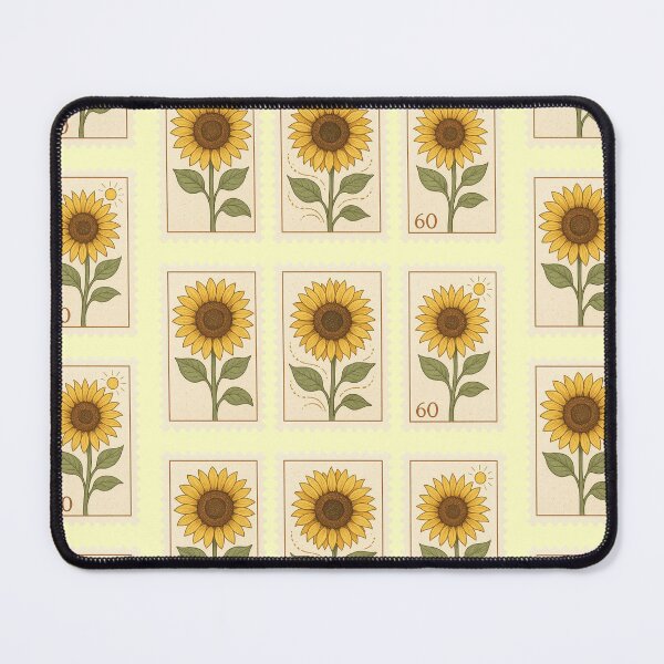 Item preview, Vintage Sunflower Postage Stamp Set designed and sold by imperiumpublicitario .