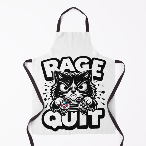 Item preview, Rage Quit Cat Gaming Shirt - Angry Gamer Controller Tee - Funny Video Game Gift designed and sold by DrawDrip.