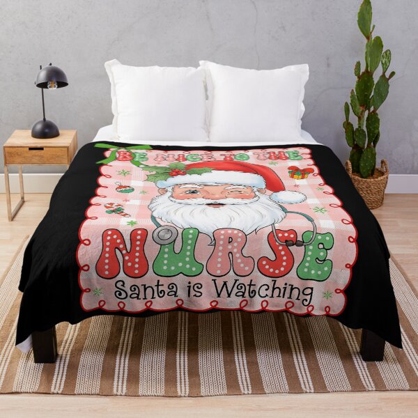 Item preview, Be Santa Nice is Retro The Nurse Classic To Nurse Christmas Watching Vintage designed and sold by FrankyTepper.