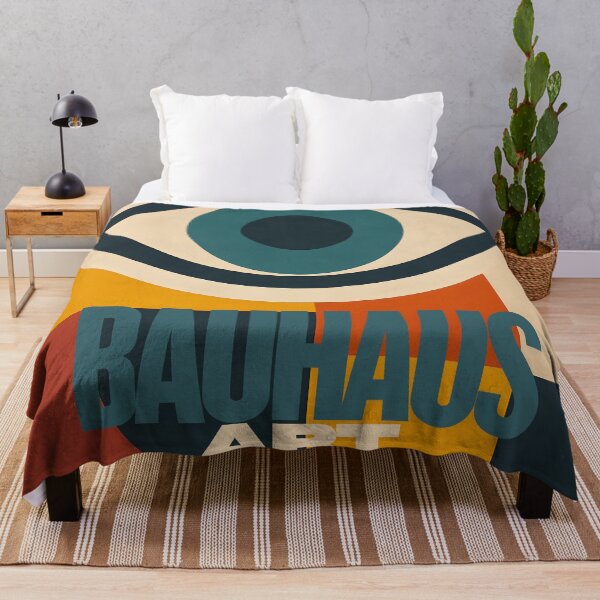 Item preview, BAUHAUS ART POSTER COLORFUL WITH A STYLIZED EYE designed and sold by infinitearte.